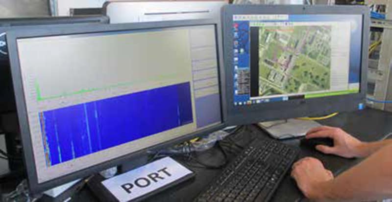 OptaSense railway monitoring screen