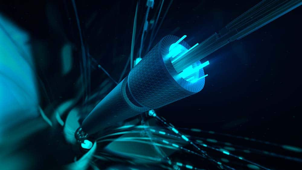 Fiber Optic Cable artistic graphic