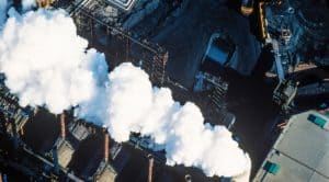 Overhead photo of Alberta Tar Sands facility