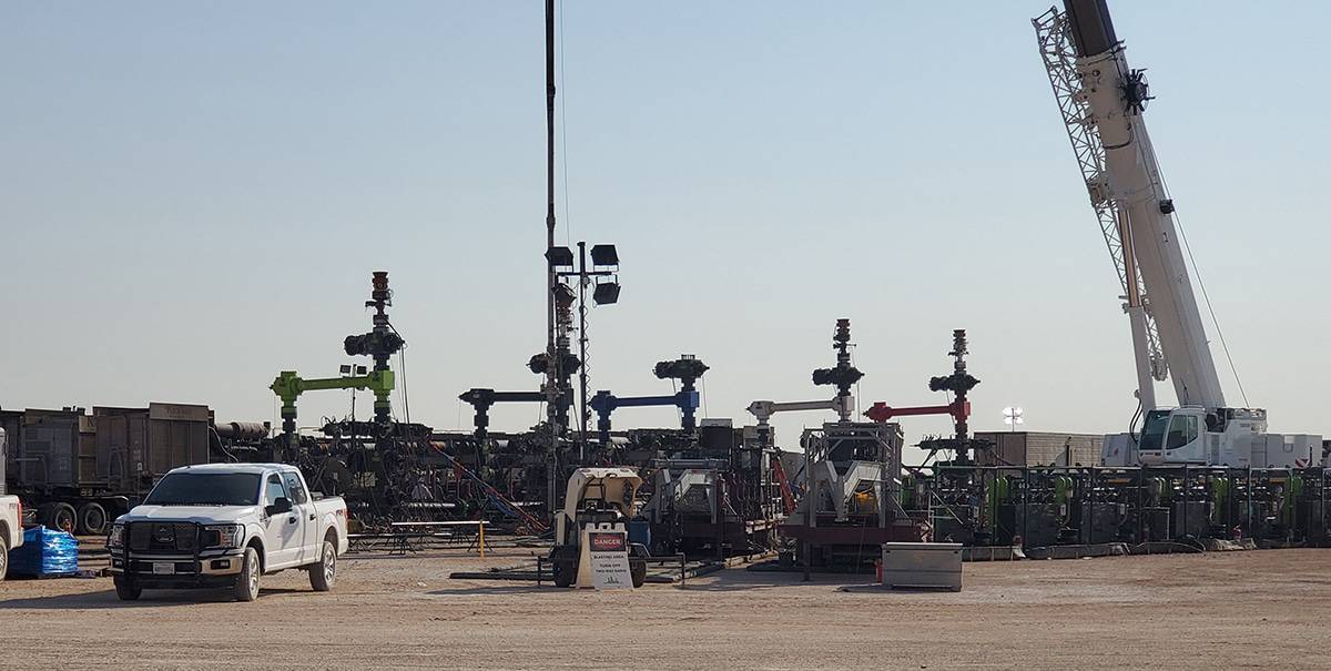 Production pad with multiple wellheads