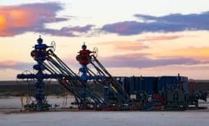 Frac Units at sunrise