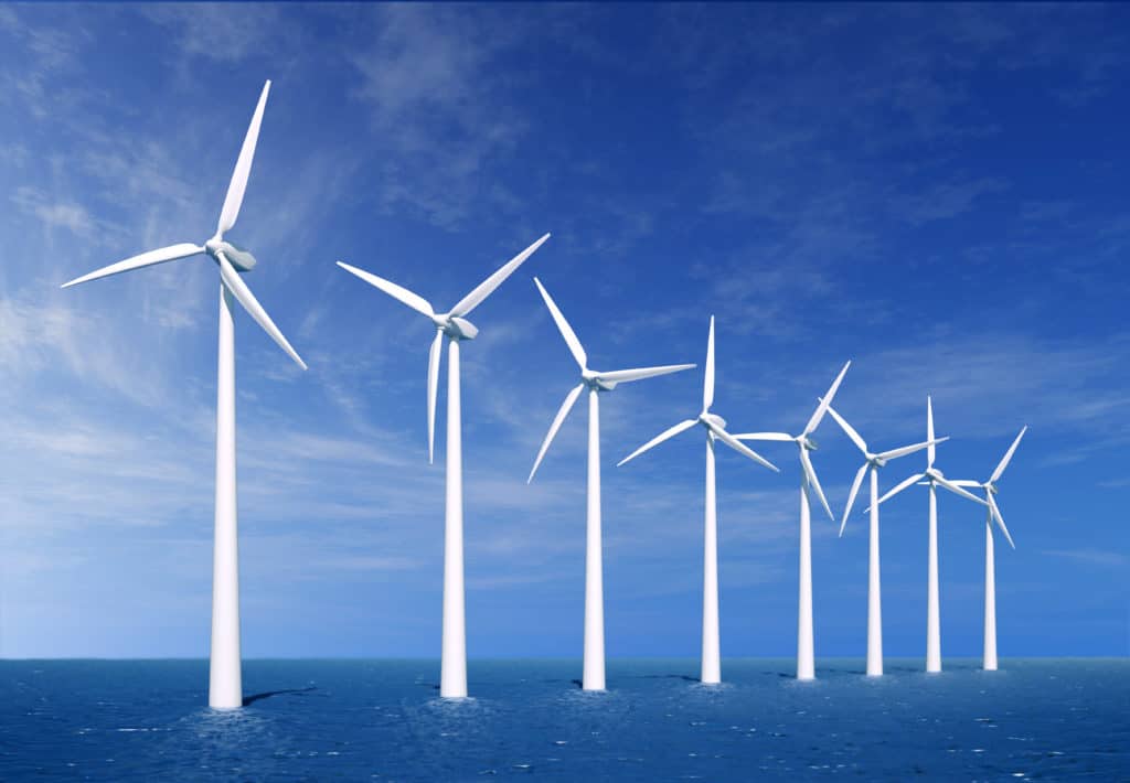 power monitoring of offshore wind farm with Distributed Acoustic Sensing