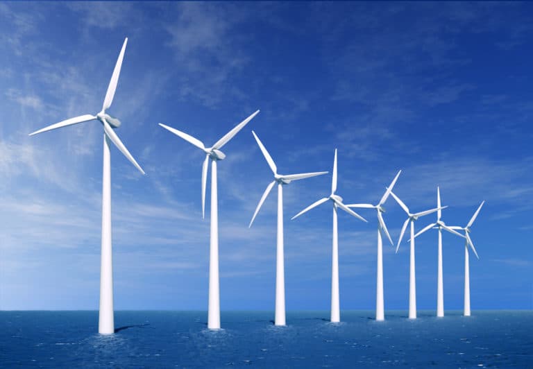 power monitoring of offshore wind farm with Distributed Acoustic Sensing