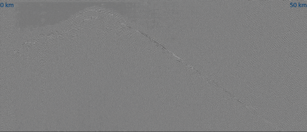 Timelapse image of subsurface wave