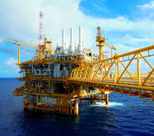 North Sea production platform