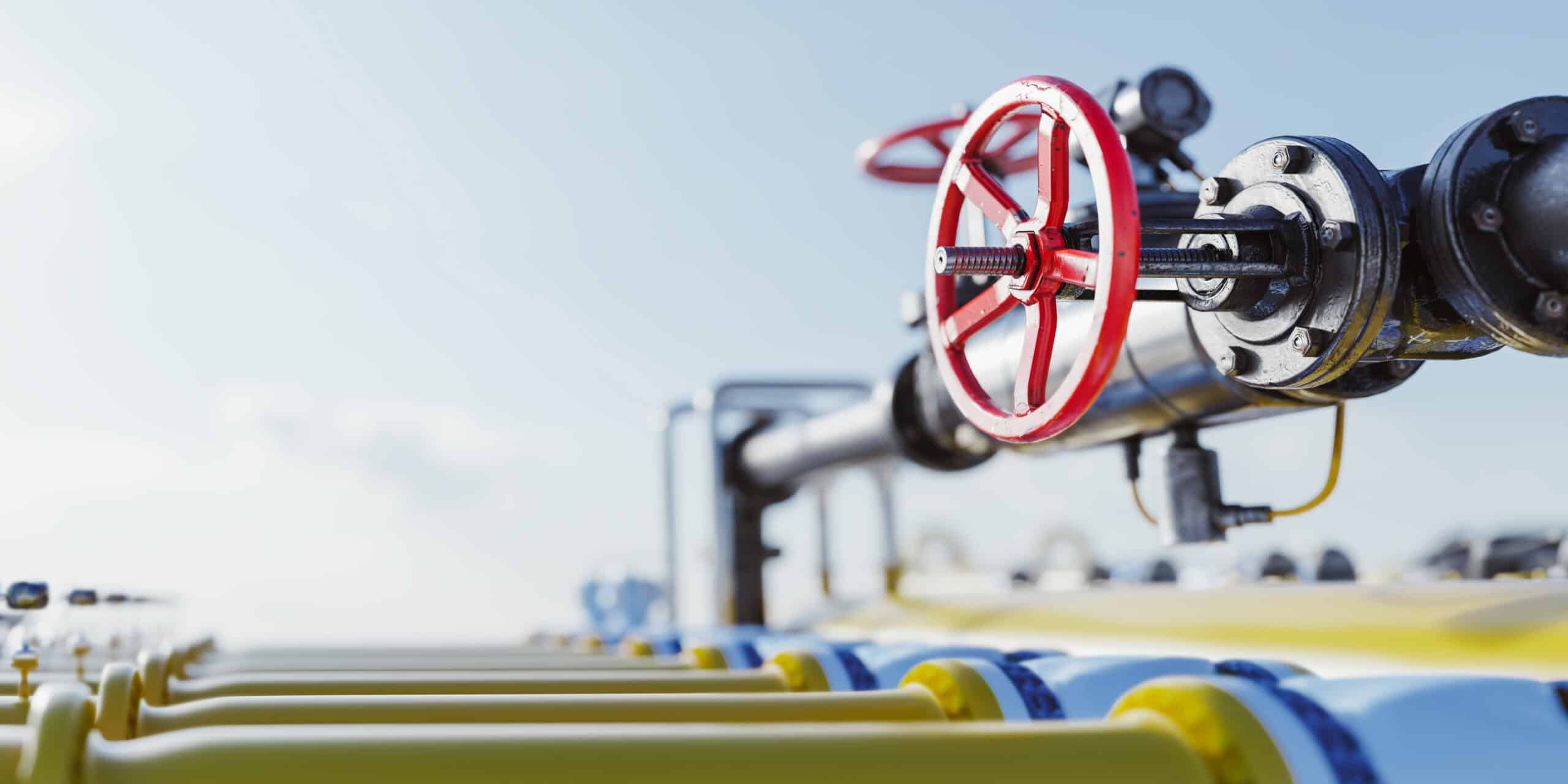 Gas Pipeline with valve