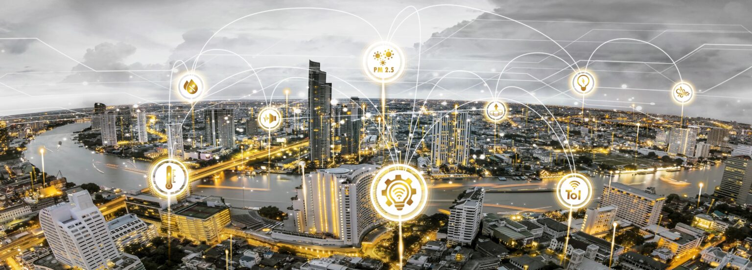 Smart City With Connected Grid